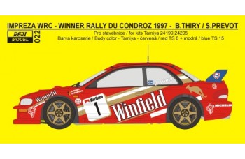 Transkit – Subaru Impreza WRC Rally du Condroz 1997 - B.Thiry
